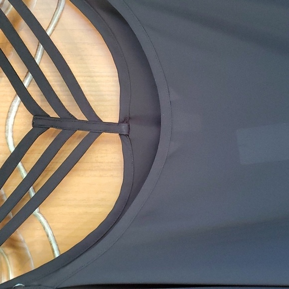 Sheer women's top, tank style,  size 3X. Adjustable straps. Great used c… - Picture 2 of 6